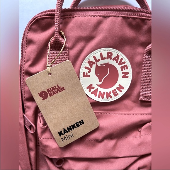Fjallraven • NWT Mini Kanken Backback, Dahlia, Water Resistant - Picture 4 of 9
